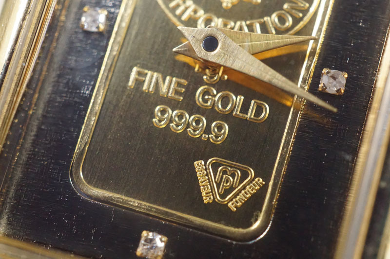 1円~スタート【333】ELGIN/エルジン USA SWISS BANK FINE GOLD BAR 1g