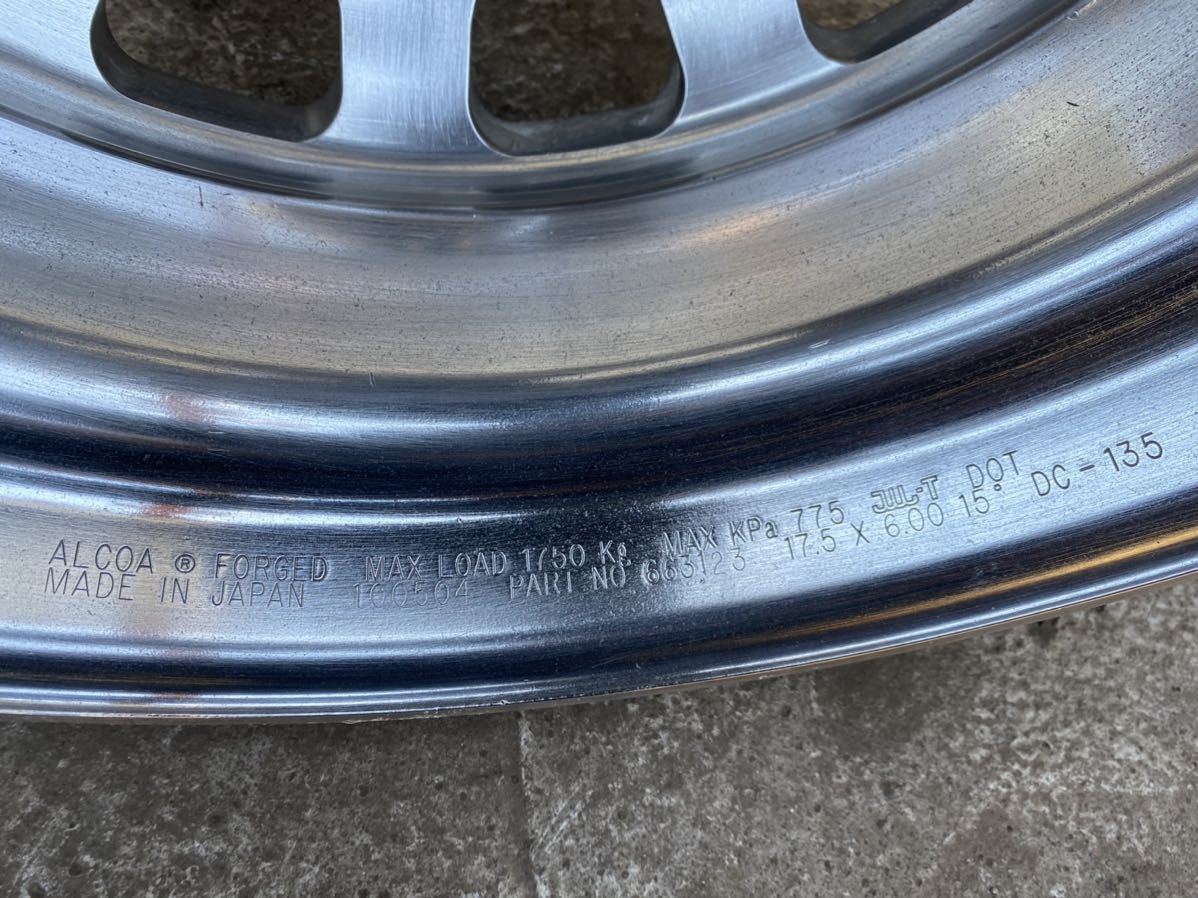 浅野孝義 アルコアTOPY製4t車用アルミホイール 17.5×6.00 浅野孝義 様