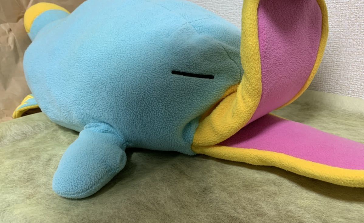 約70cm カモノハシのイコちゃん 寝そべり 抱き枕 クッション