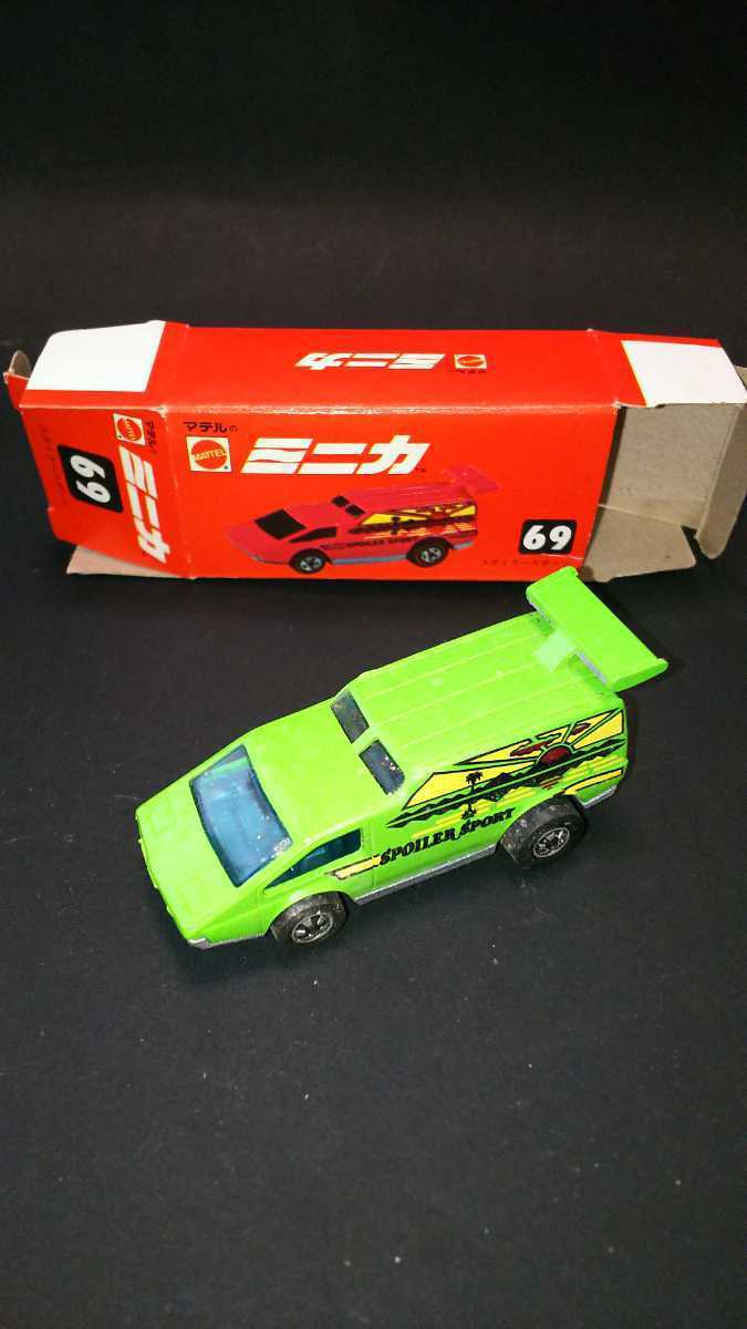 ミニカー■マテル■MATTEL■ホットホイール■HOT WHEELS■MADE IN HONGKONG■香港製■No.69■スポイラースポーツ■SPOILER SPORT■ウイング