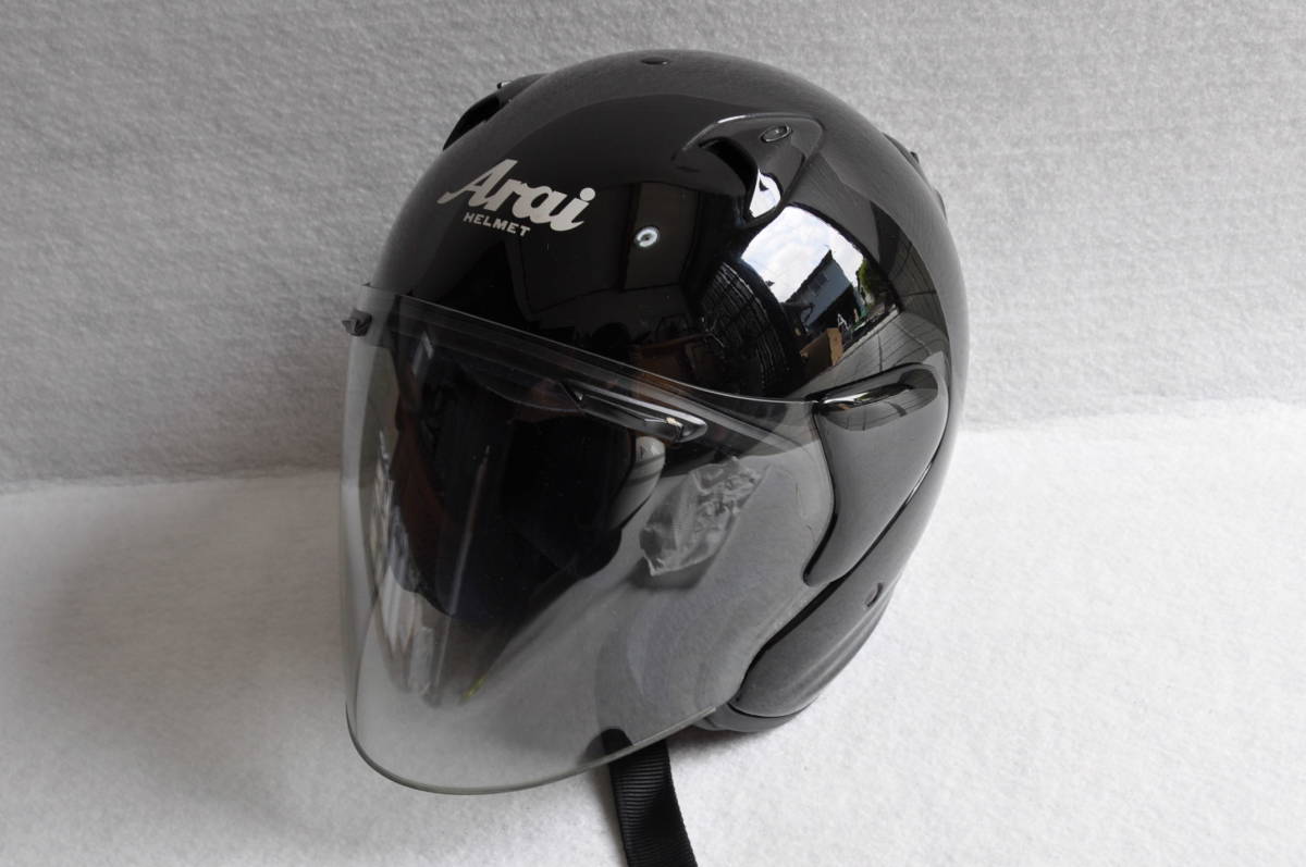 鑑賞用 Arai アライ ヘルメット ブラック（アライ SZ-F Mサイズ 