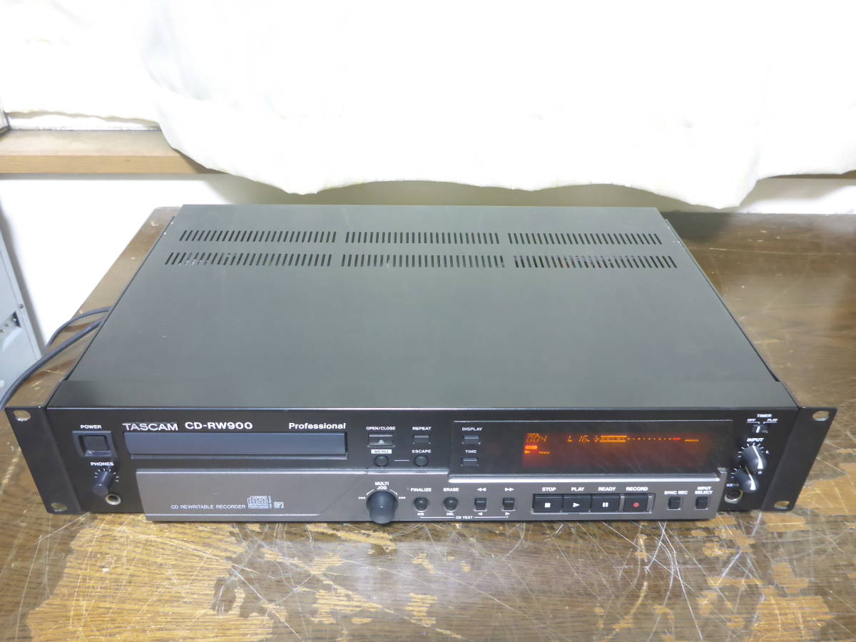 TASCAM CD-RW900 業務用CDレコーダー タスカム TASCAM CD-RW900SL CD