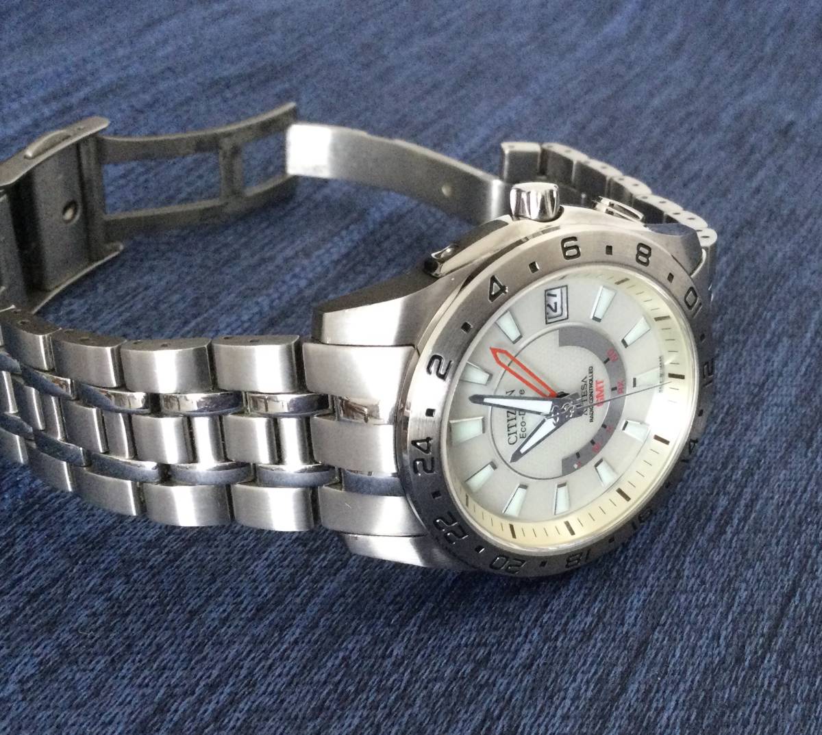 CITIZEN シチズン アテッサGMT H116-T012612 メンズソーラー電波 