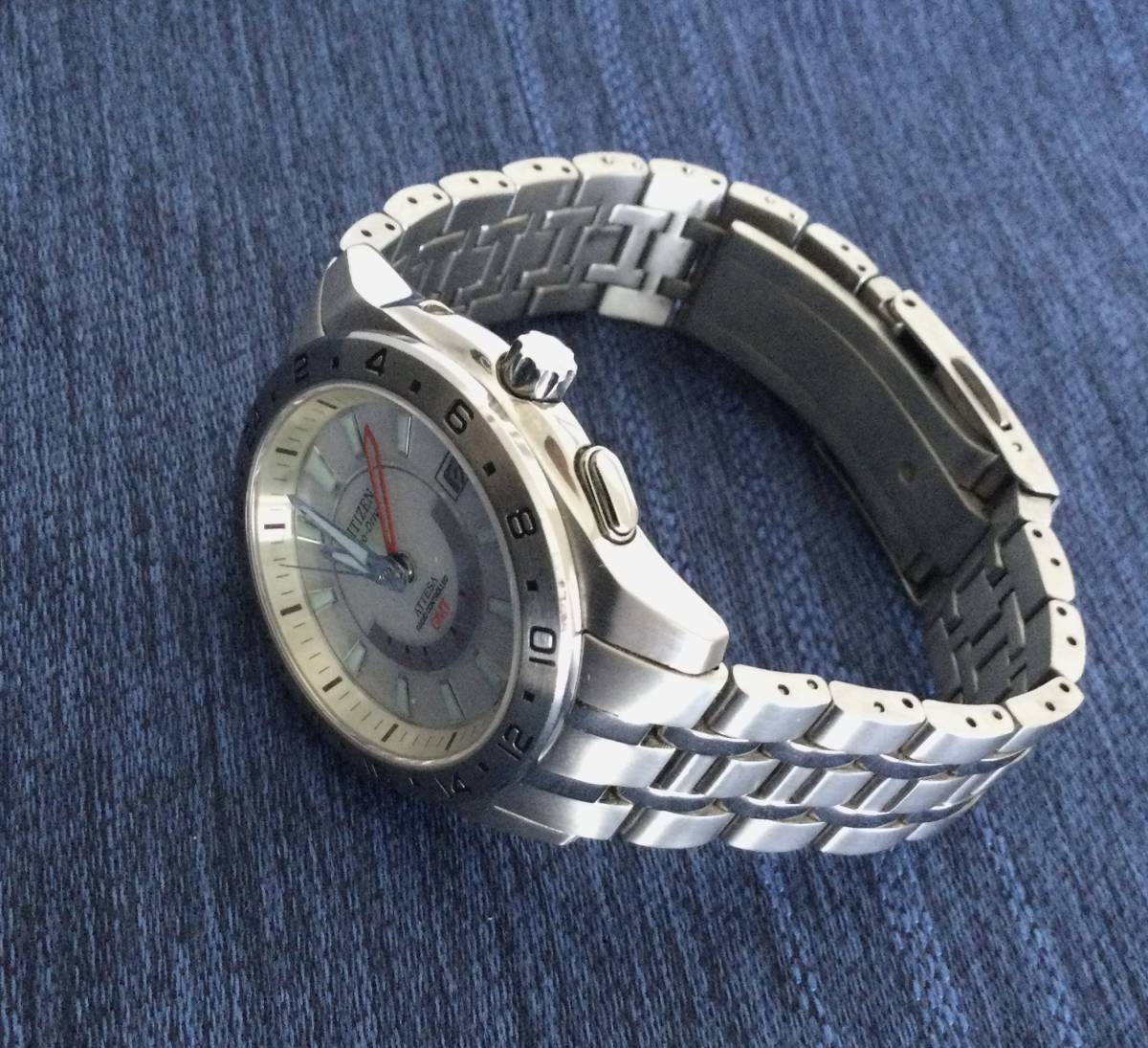 CITIZEN シチズン アテッサGMT H116-T012612 メンズソーラー電波 