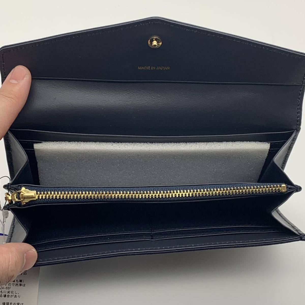 ブルーレーベルクレストブリッジ レター型 長財布 カードケース 