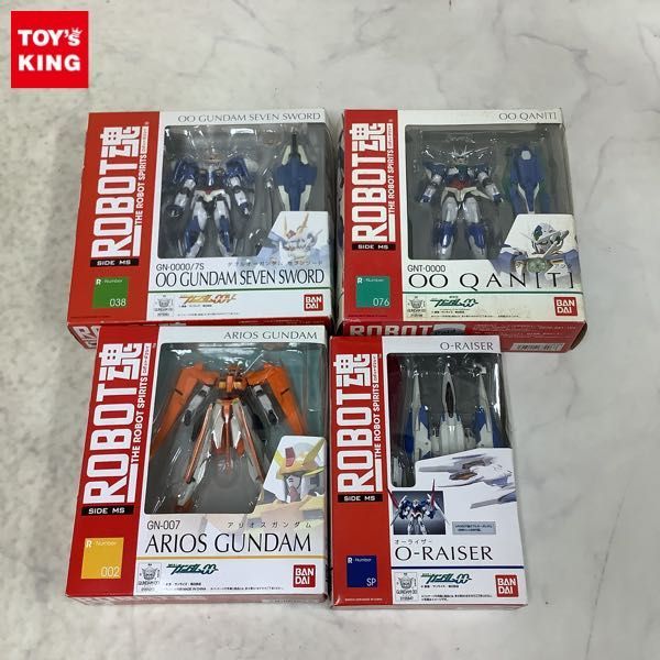 アリオスガンダム MS MS] ROBOT魂 バンダイ TAMASHII NATIONS 機動戦士ガンダム00 アスカロン : [SIDE SIDE ROBOT魂[SIDE ダブルオーライザー（粒子貯蔵タンク型 ROBOT魂SIDE アリオス