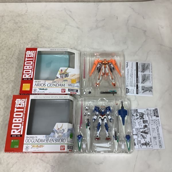 アリオスガンダム MS MS] ROBOT魂 バンダイ TAMASHII NATIONS 機動戦士ガンダム00 アスカロン : [SIDE SIDE ROBOT魂[SIDE ダブルオーライザー（粒子貯蔵タンク型 ROBOT魂SIDE アリオス