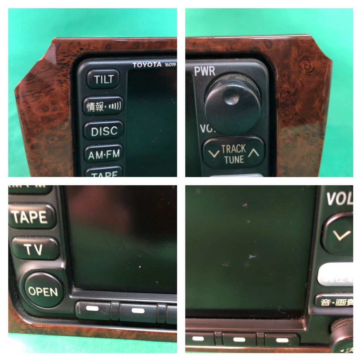 MK107 中古 トヨタ 純正 FUJITSU TEN カーナビ ボイスナビ 86100-33050