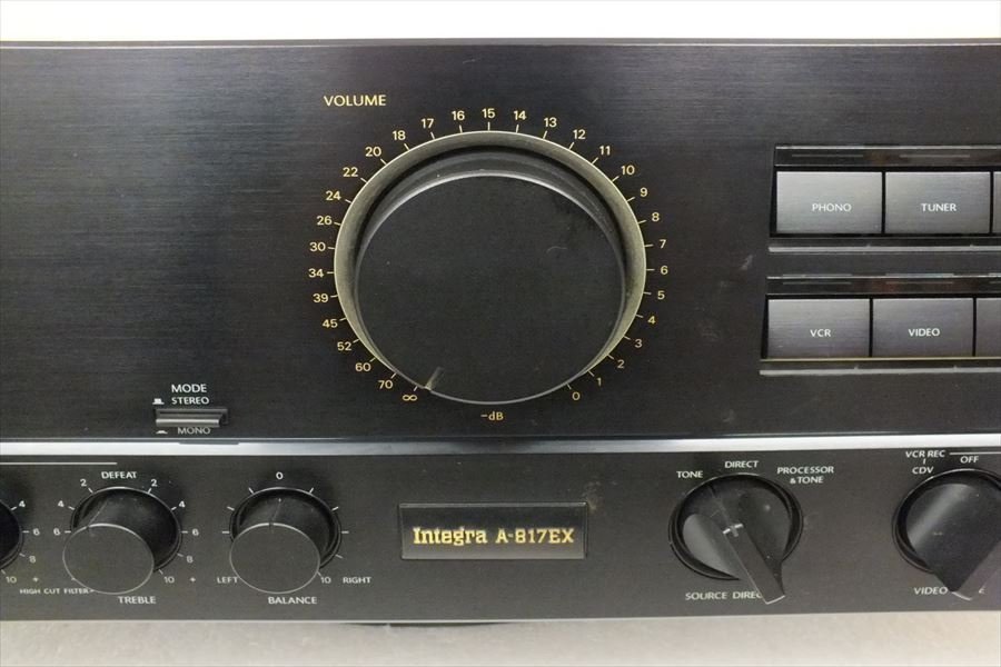 Integra ONKYO オンキョー A-817EX プリメインアンプ A ￥79,800ONKYO
