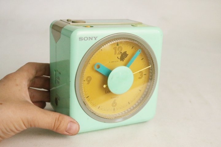 TB526ソニーSONY クロックラジオ ICF-A10◇FM/AM CLOCK RADIO/Lone
