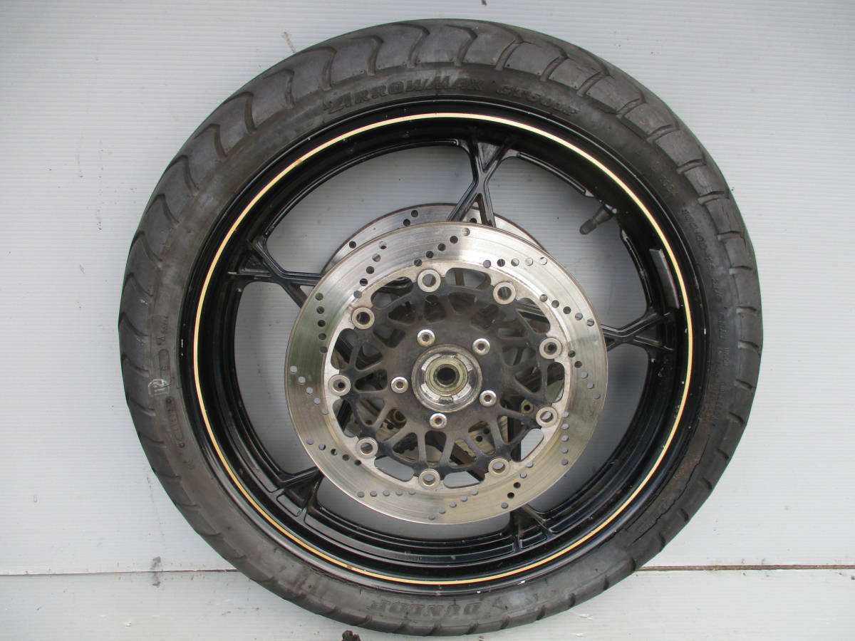 GSX-400Sカタナ　フロントホイール GSX400S カタナ 刀 GK77A フロントホイール ディスク