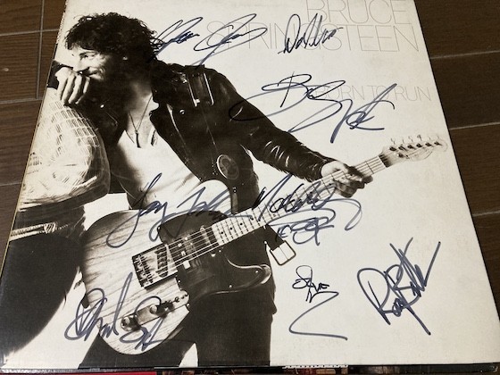 Springsteen Bruce LP single VINYL ALBUM SIGNED SPRINGSTEEN BRUCE 7