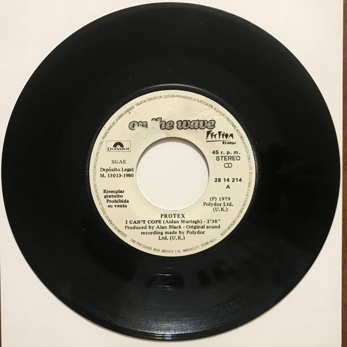 ネット直売 試聴可 70's punk&frasl;power pop パンク天国 Protex-I Can't Cope