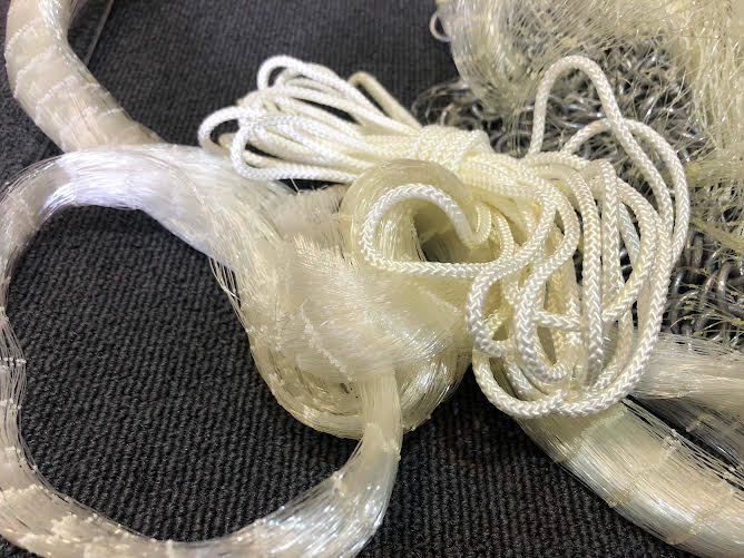 Q2037 投網 king Fisher カワセミ 11節 4.8kg 3750mm 投げ網 鮎 保管中 