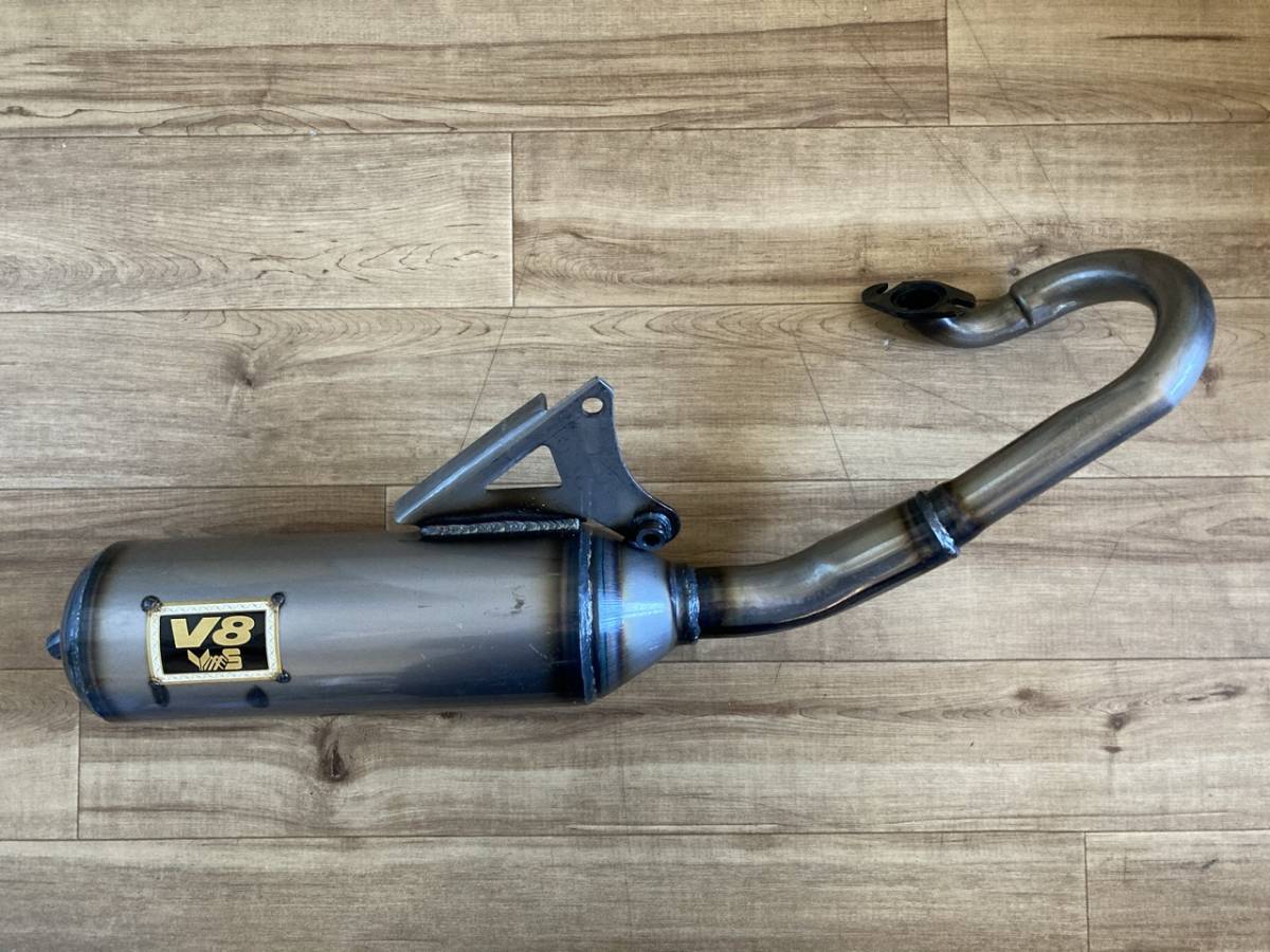 ロングエキパイ仕様 ジョグ V8チャンバー ハワイアン ボアアップ対応 jog 3k j3yk アプリオZR リモコンジョグ スポーツマフラー