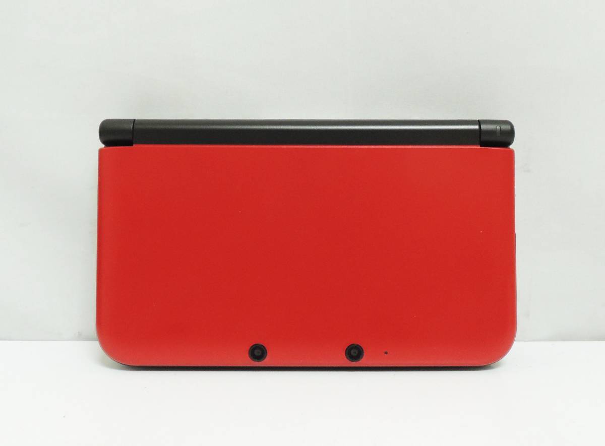 □ 任天堂 NINTENDO 3DS LL レッド×ブラック 本体 ゲーム機 ケース 