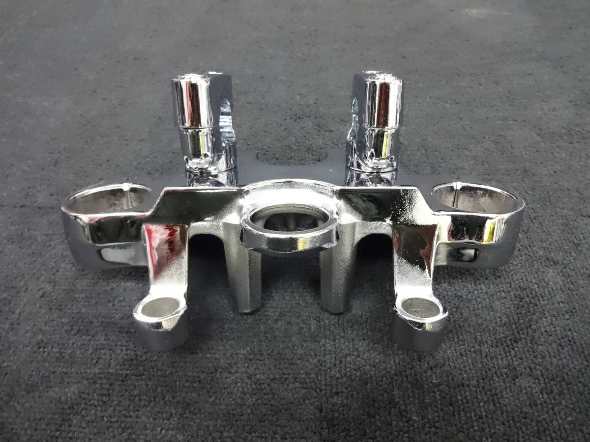 大阪魔人 XJR400 トップブリッジ メッキ後未使用品(ヤマハ用 