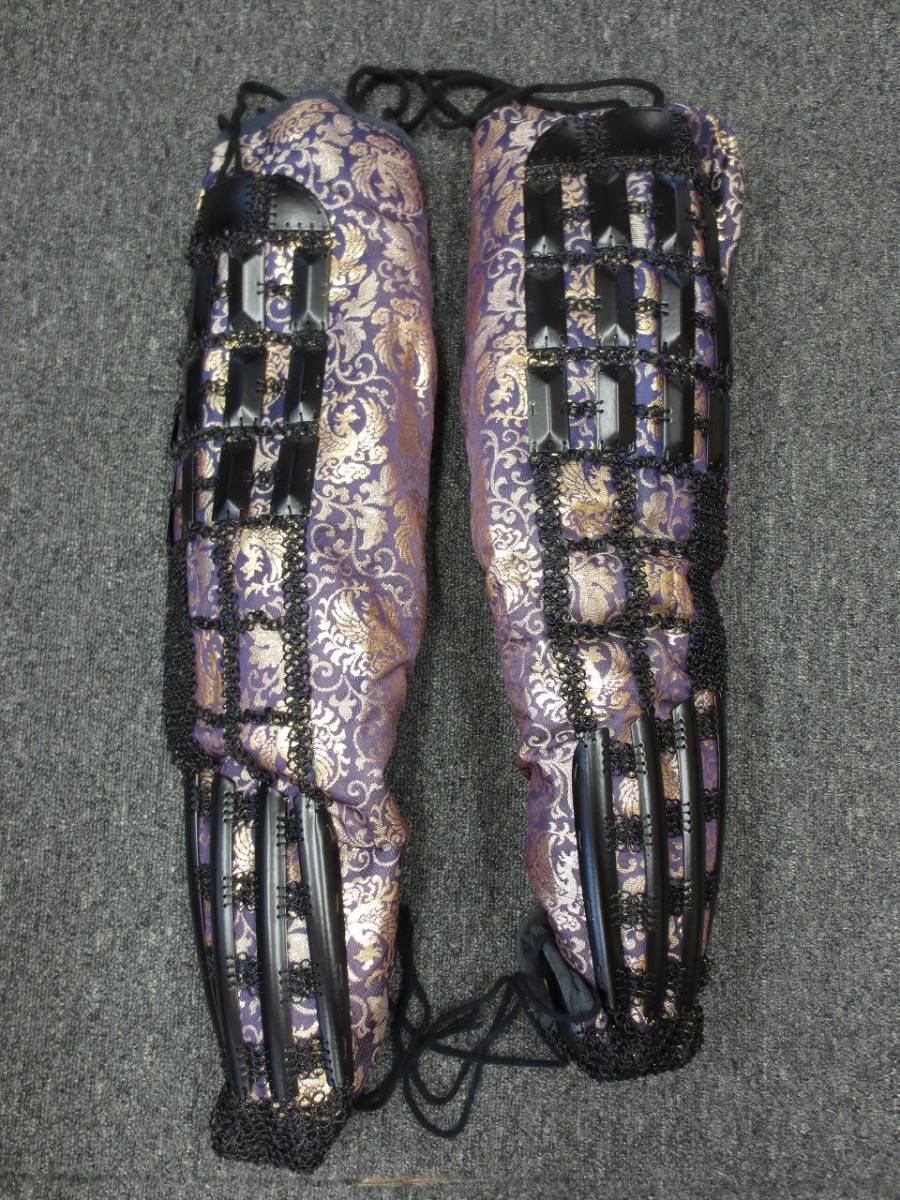 A3795 黒胴当世素掛 緋緘 等身大 鎧 兜 武具 箱付き 骨董品 甲冑 戦国