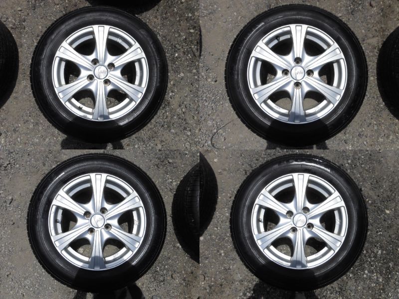 ウェッズ　Fang 15インチ　タイヤ溝あり　4本 車 ウェッズ Fang 15インチ タイヤ溝あり 4本