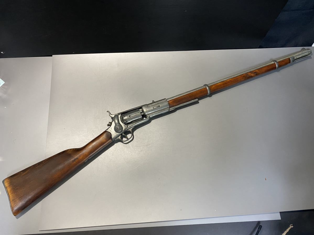 ミリタリー】DENIX COLT M1855 リボルビングライフル 装飾銃 レプリカ