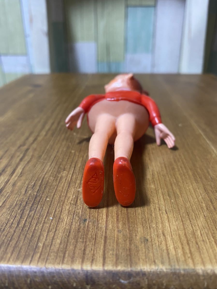 魔法のマコちゃん　当時物 ソフビ人形 [検索　東映　ポピー　丸越　タカトク ] 魔法のマコちゃん ソフビ フィギュア 丸越 定番，人気 駄菓子屋