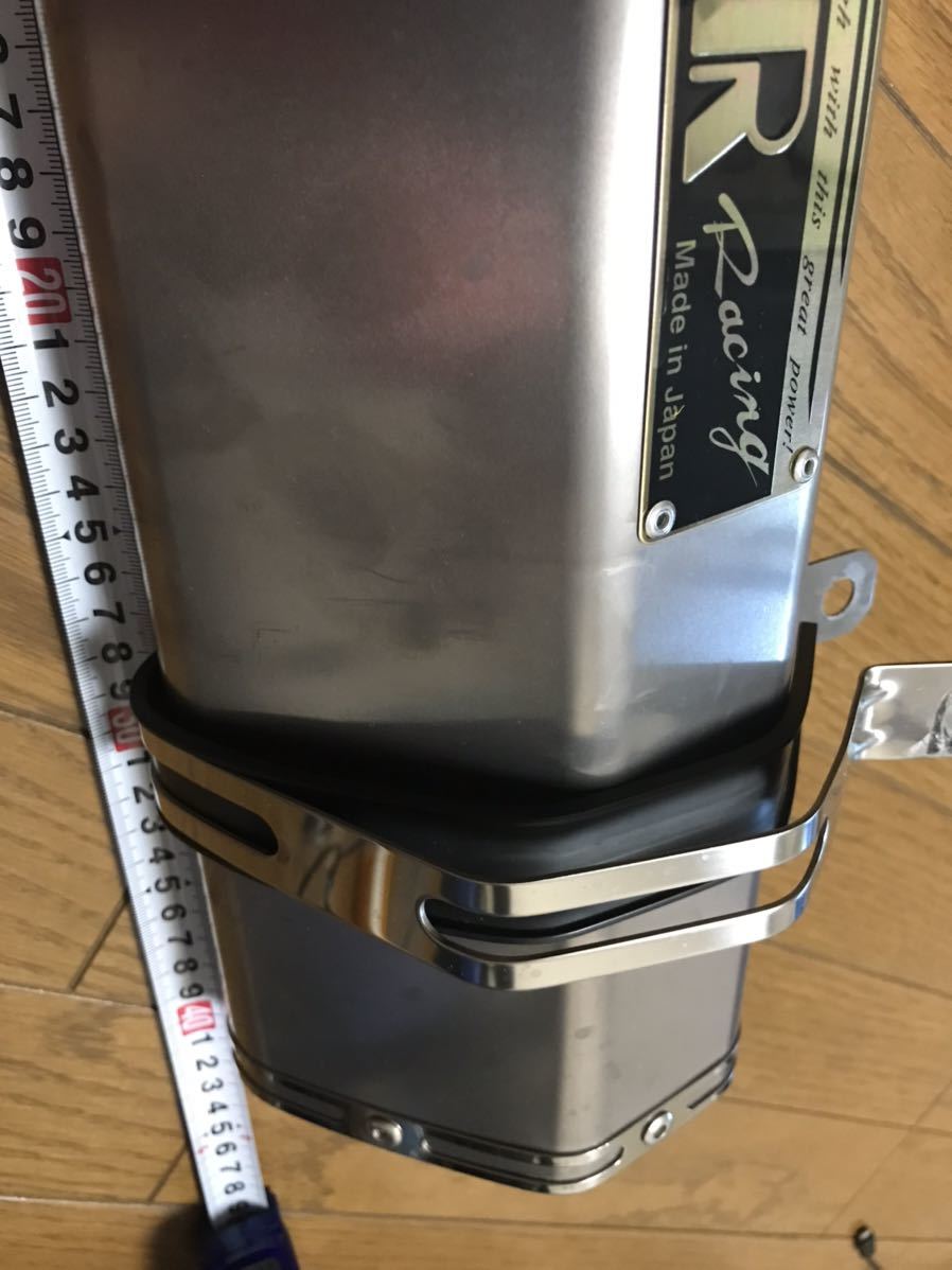 □ OVER TT-Formula RS チタン マフラー サイレンサー 差込径60.5mm