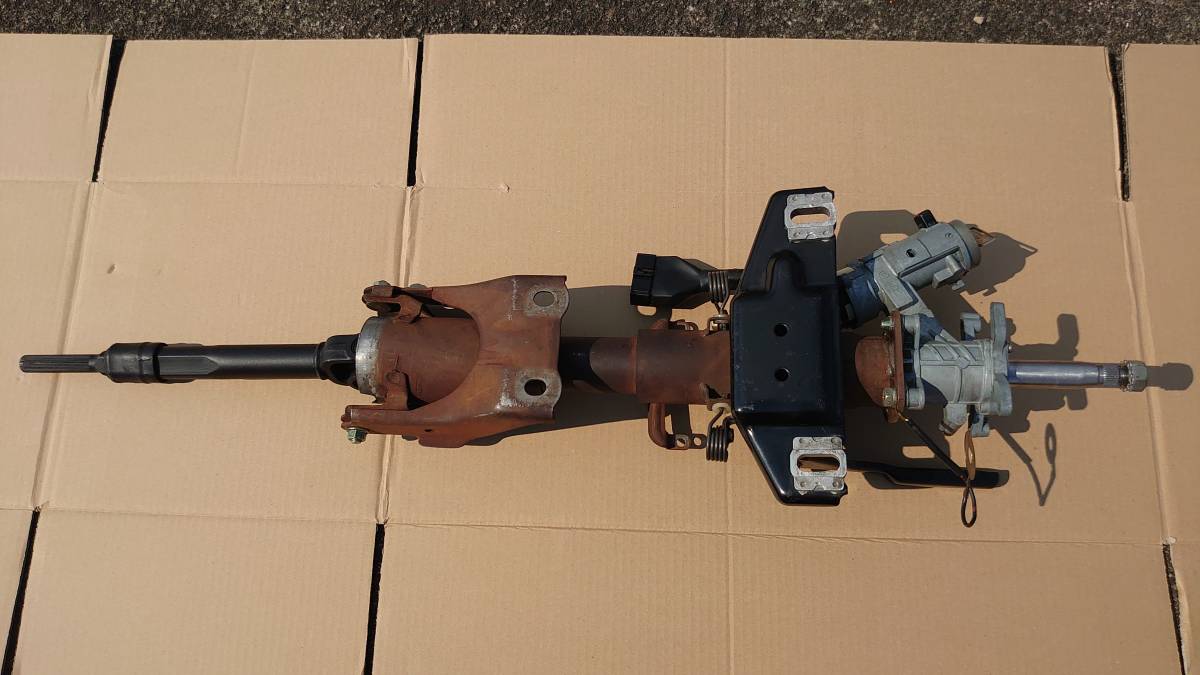 AE86 パワステ用 ステアリングシャフト チルト機構付き キーシリンダー 