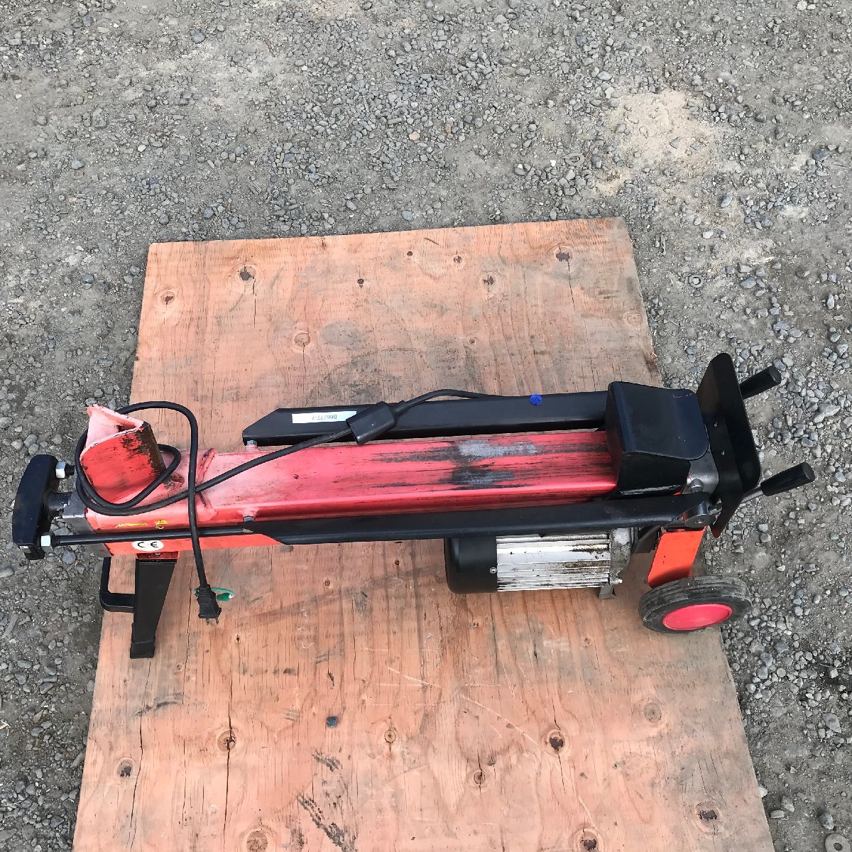 YY8032 薪割り機 Yahoo!オークション - 100V 60Hz⁄50Hz 電動 中古 電動 