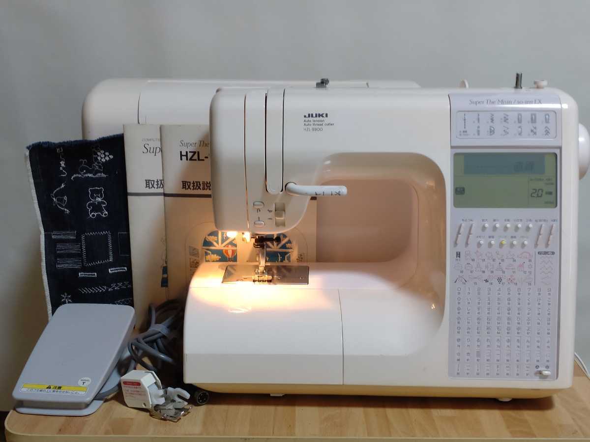 JUKIコンピューターミシン HZL-T720 フットコントローラー 固かっ