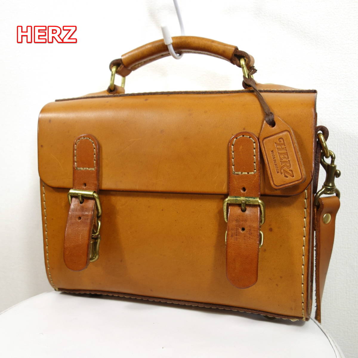 定番】ヘルツ 2way樽型ミニバッグ(CW-2) Herz キャメル ○名 【公式通販】
