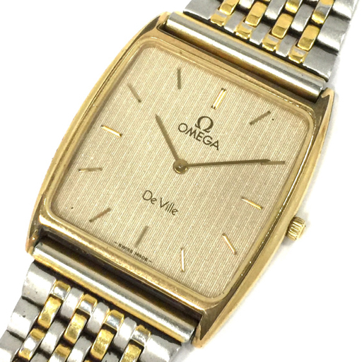 OMEGA オメガ スクエア デビル ゴールド VILLE DE ウォッチ 腕時計