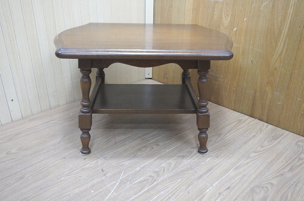 F036-1 飛騨産業 飛騨家具 HIDA キツツキ テーブル 6CT 穂高 コーヒー