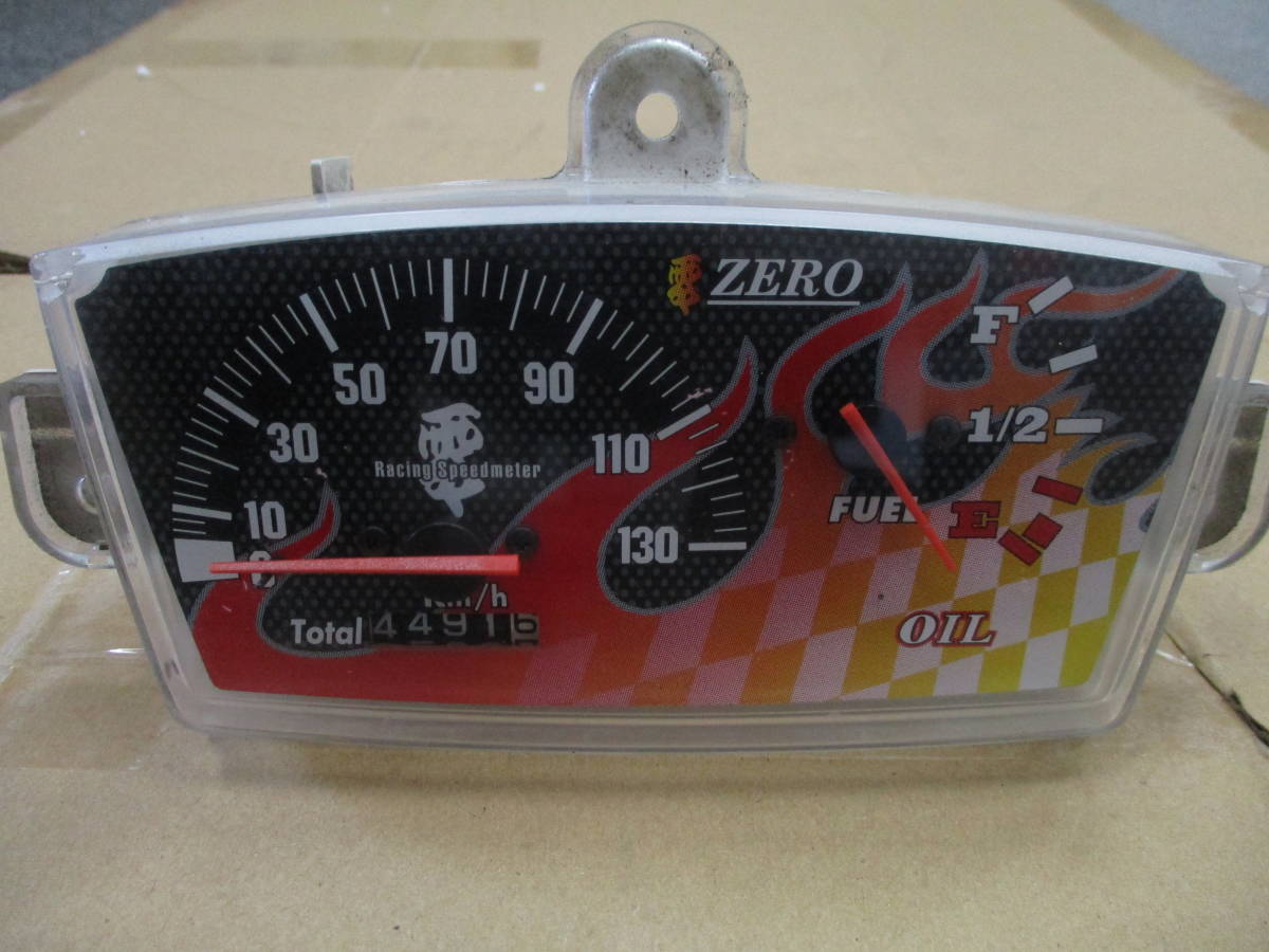ZERO 零 フルスケールメーター 130キロ 廃盤 ジョグ JOG 3YK ZERO 3YK 零 廃盤 フルスケールメーター 130㎞⁄h 中古 YAMAHA JOG