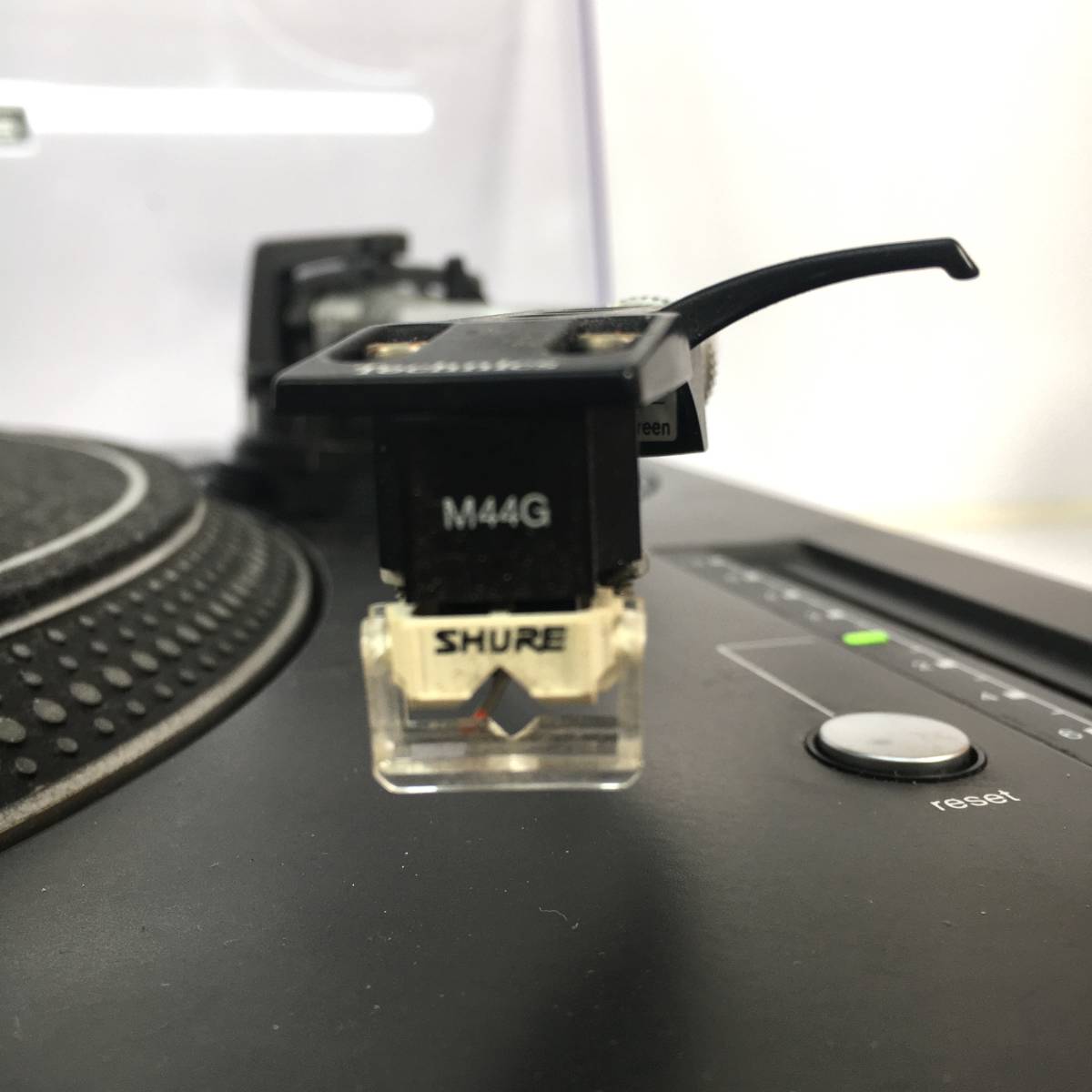 N②レコードプレーヤー Technics SL-1200 MK3D ターンテーブル/ SHURE 