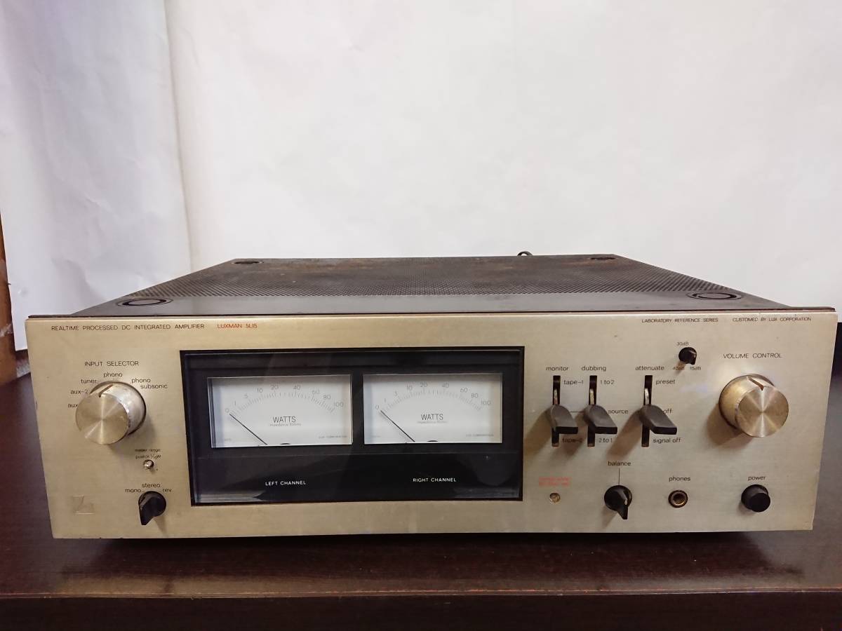 LUXMAN ラックスマン 、プリメインアンプ 通電OK LUXMAN ラックスマン 5L15 プリメインアンプ LUXMAN プリメインアンプ