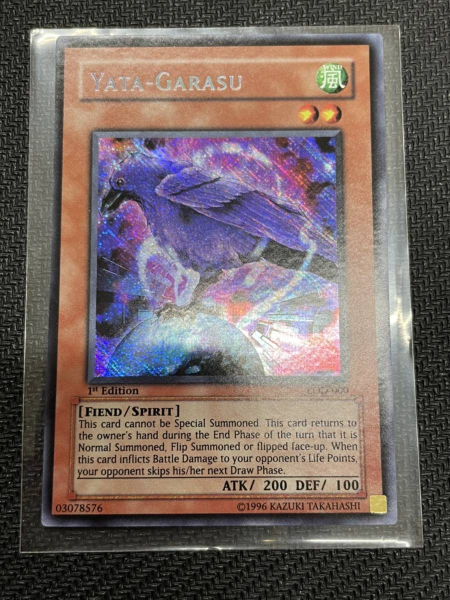 【送料無料，安い】 管理番号204 1st Edition 八汰烏/Yata-Garasu LOD-000 シークレット アジア版 遊戯王(海外版)｜売買されたオークション情報、yahooの商品情報をアーカイブ公開 - オークファン 海外版