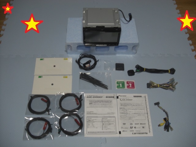 カロッツェリア AVIC-ZH0007 カーナビ ZH0007 2022年版地図 (H51)avic 2023年地図 ＾＾♪ 予約注文 タッチパネル ♪ 4X4フルセグ内臓 BluetootｈSD | 2022年地図☆カロッツェリア AN