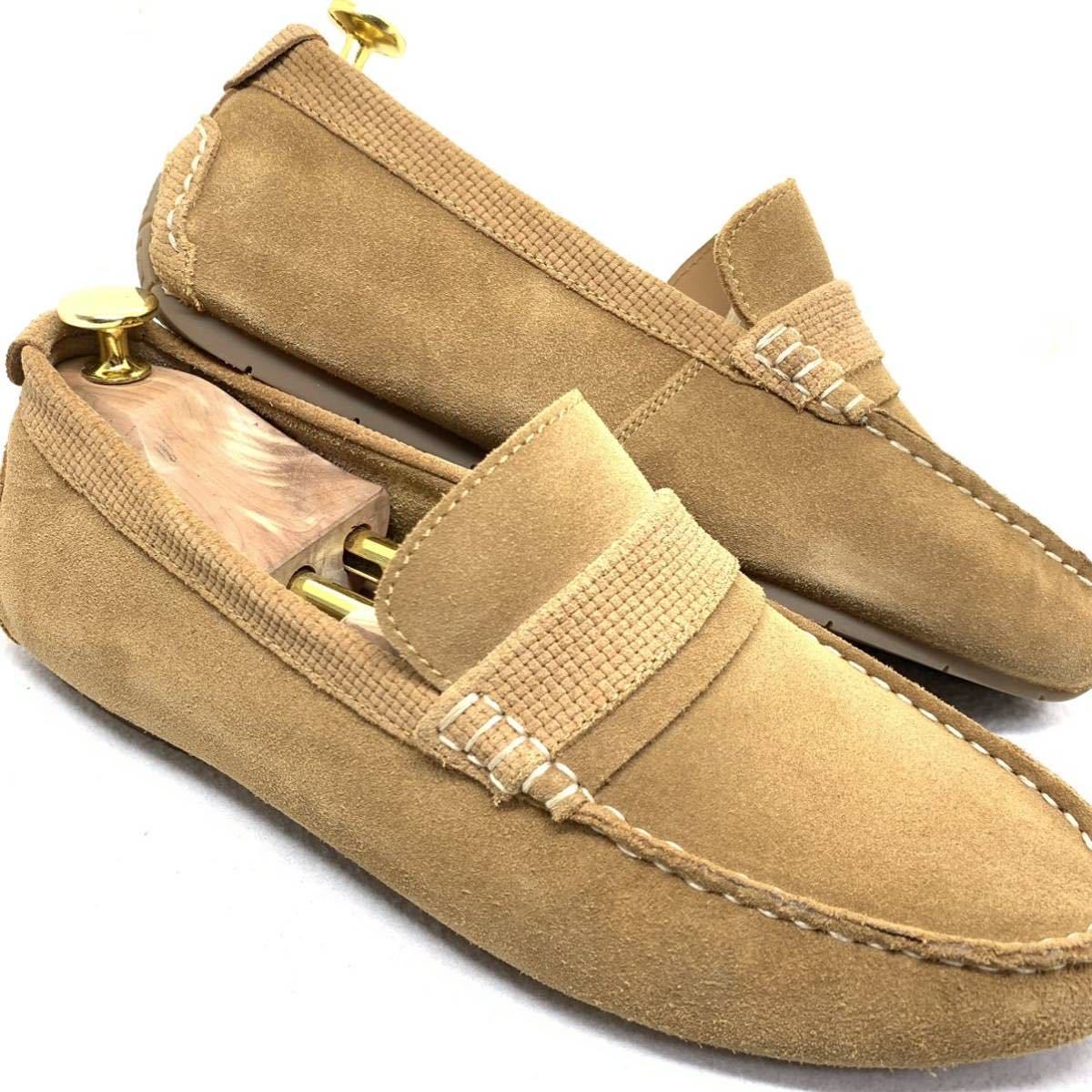 COLE HAAN コールハーン コインローファー スエード ベージュ 7.5 