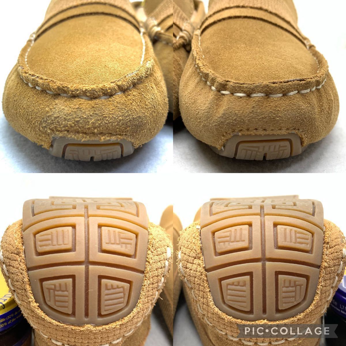 COLE HAAN コールハーン コインローファー スエード ベージュ 7.5 