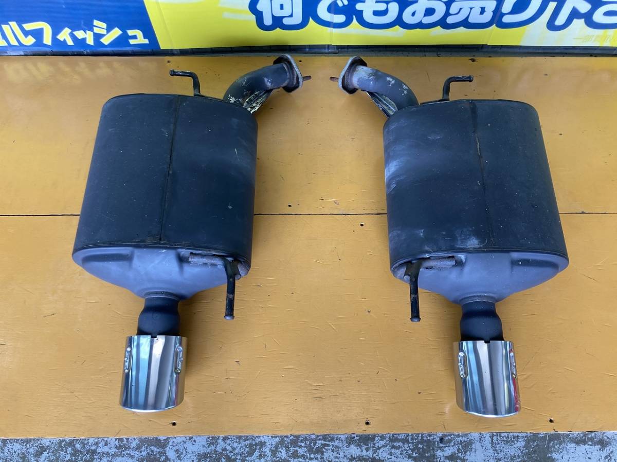☆日産 フーガ 370GT KY51 前期 純正 マフラー テールピース 左右セット 20100-1ME0A 20100-1ME1A 中古 車検用 純正戻し NISSAN FUGA☆