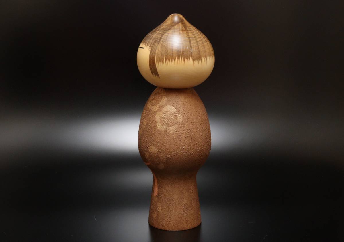 創作こけし 渡辺正雄「無心」高さ36cm、37cm 2体 / Kokeshi Yahoo