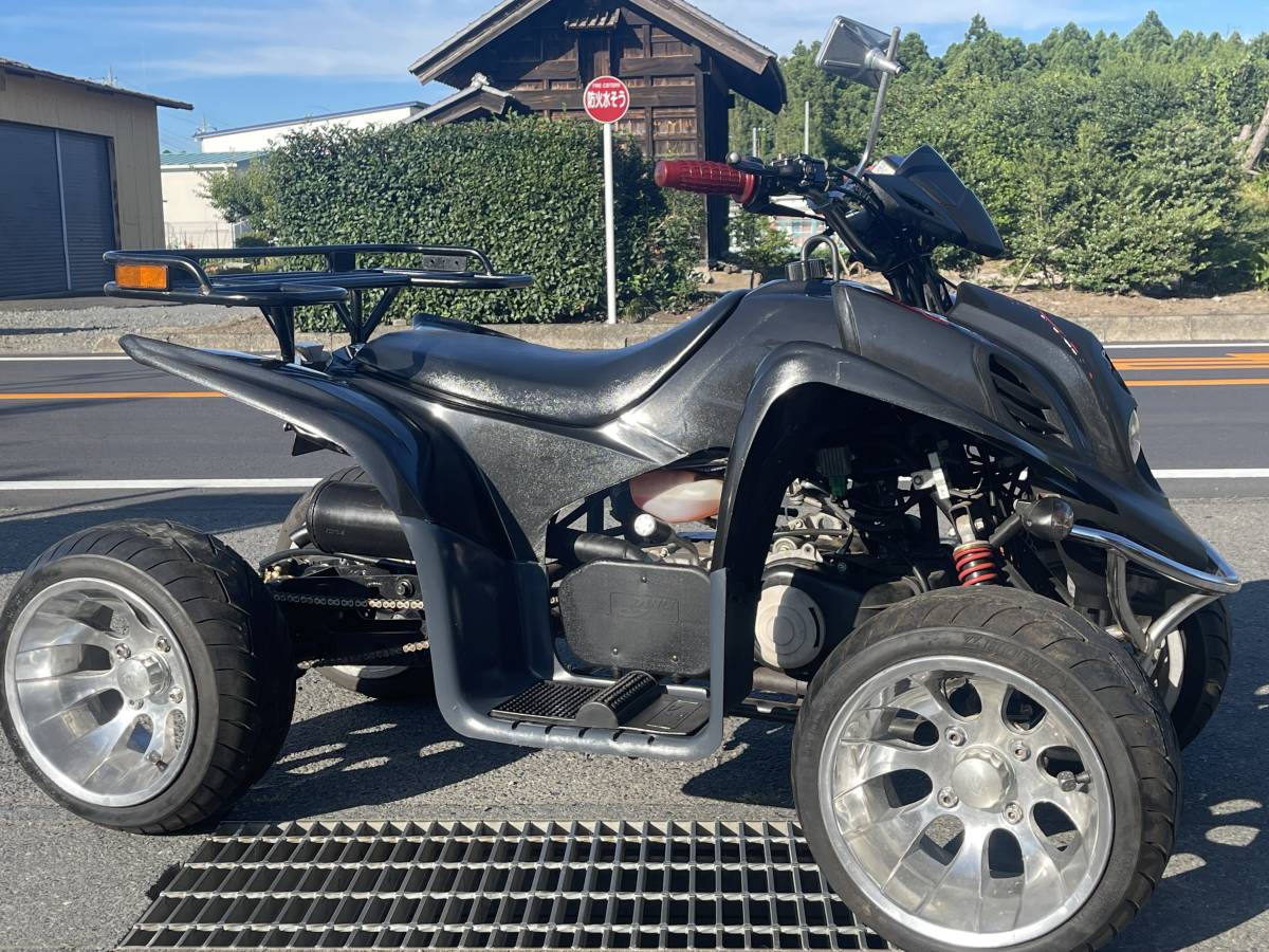 DINLI 4輪バギー 四輪 50cc AT バック付き ミニカー登録 黒 