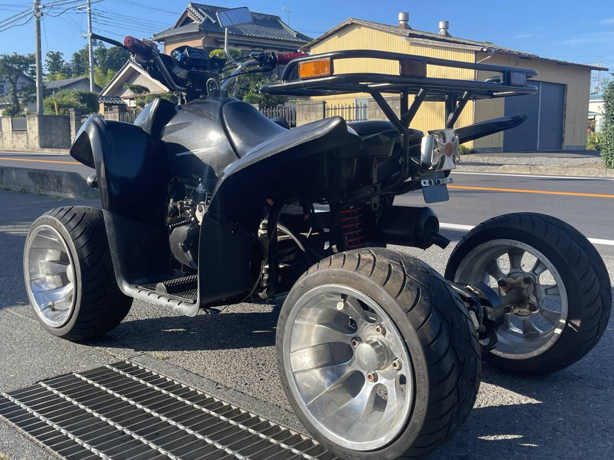 DINLI 4輪バギー 四輪 50cc AT バック付き ミニカー登録 黒 