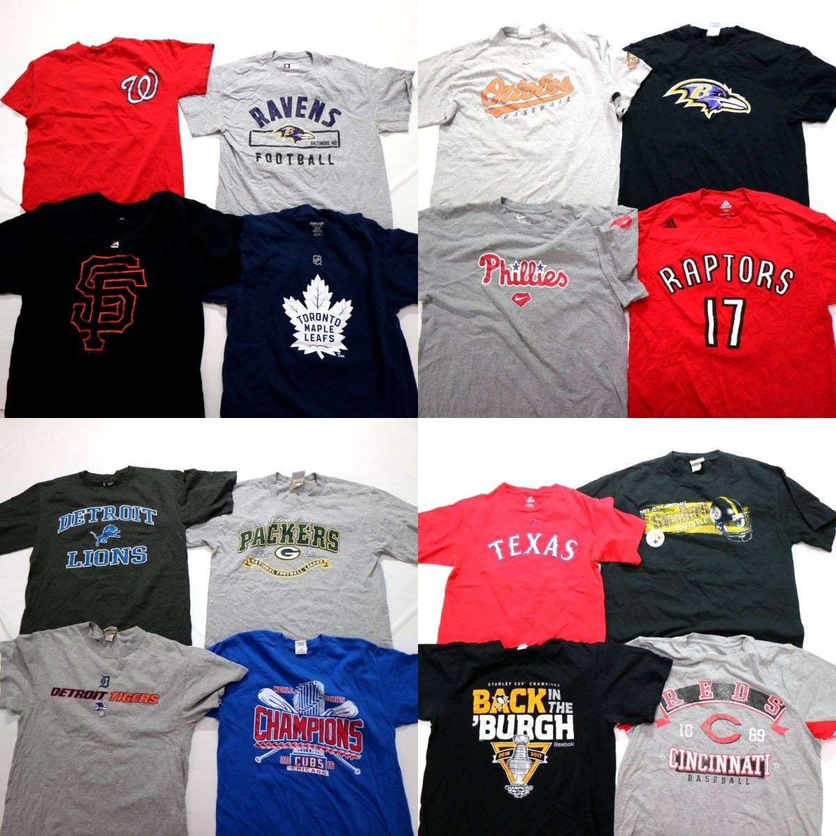 ◎プロチームtシャツMIX set MLB NFL NBA 他 (メンズM&frasl;L) 16枚