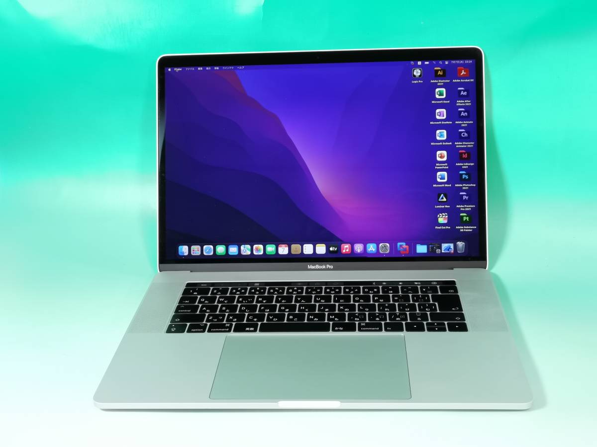 △ Apple MacBook Pro 15 2017年 Touch Bar【 15.4型 Retina液晶