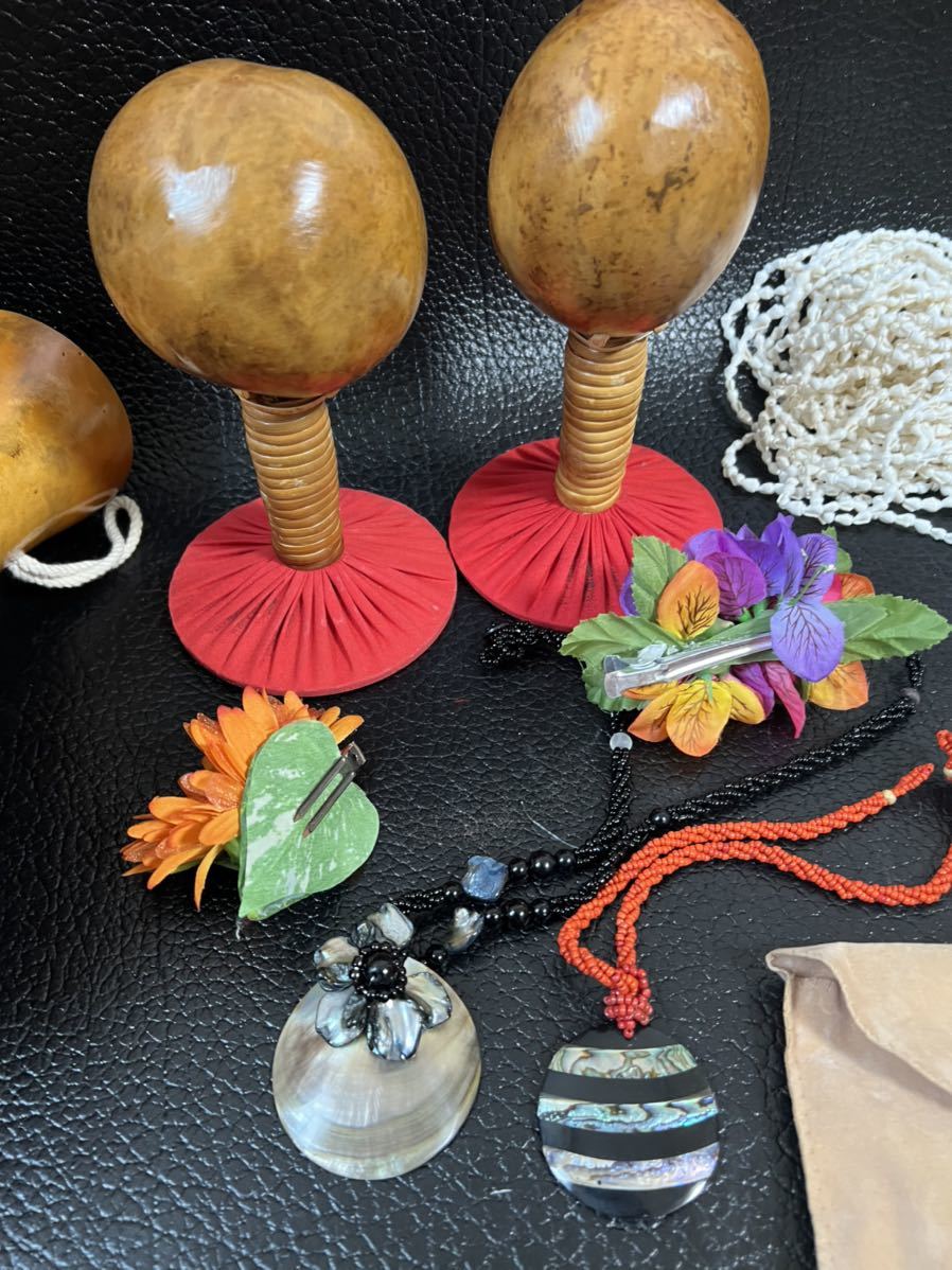 ☆フラダンス用品一式☆まとめ☆ウリウリ☆イプ☆プイリ☆ハワイ  