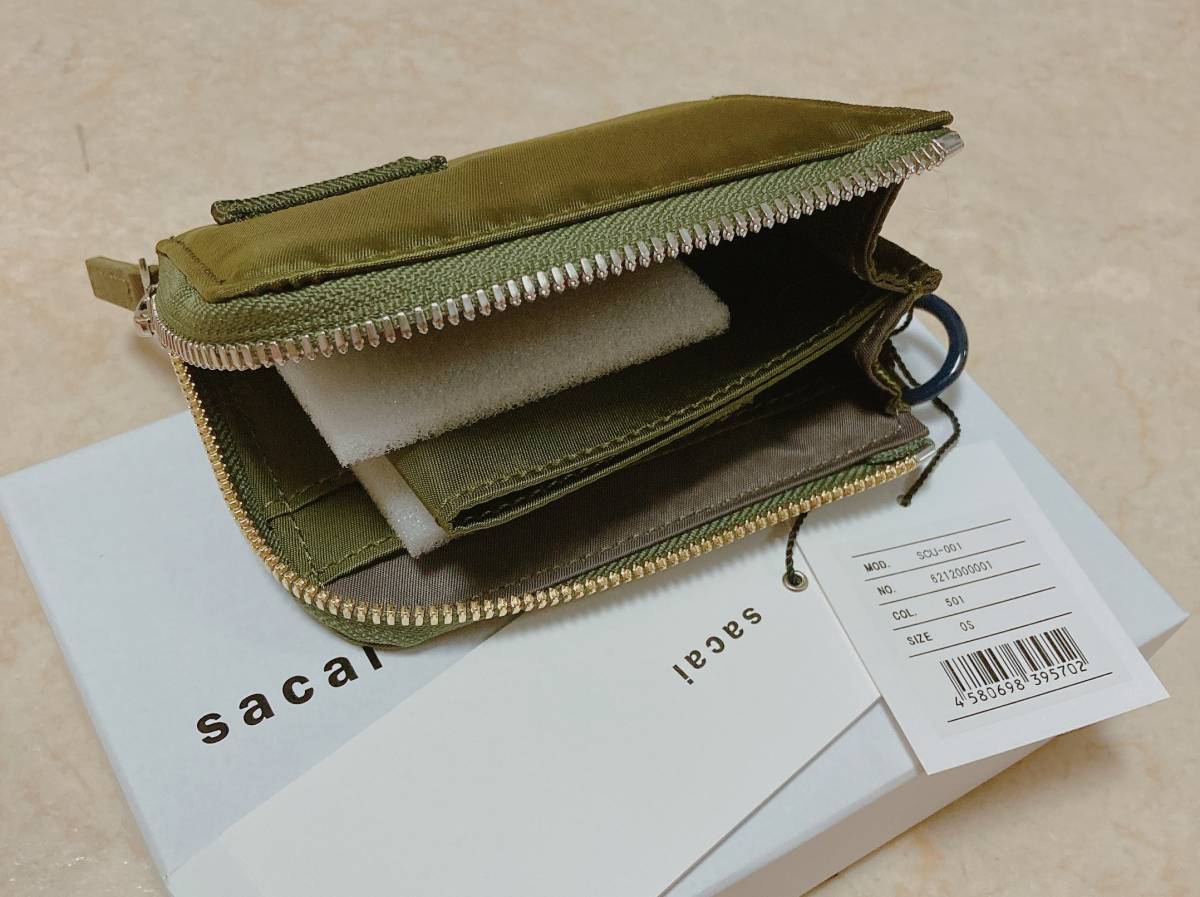 新品 sacai x PORTER zip-around Wallet コンパクト ナイロン
