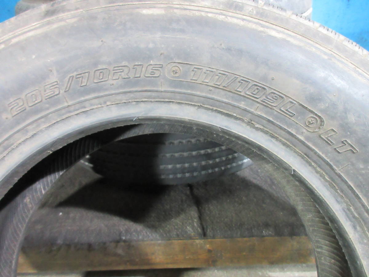 YOKOHAMA SUPER STEEL RY108 205/70R16 111/109L LT 6本 №01133 室内 