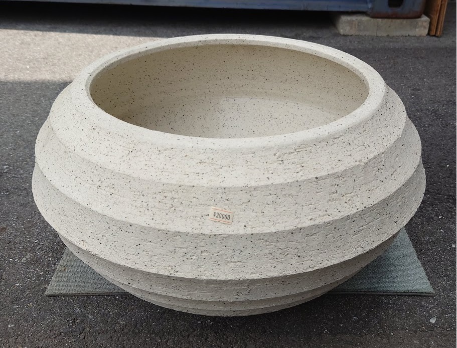亦盆栽」藤掛雄山 特注品 赤絵山水図 楕円鉢 小品盆栽鉢 植木鉢 共箱布