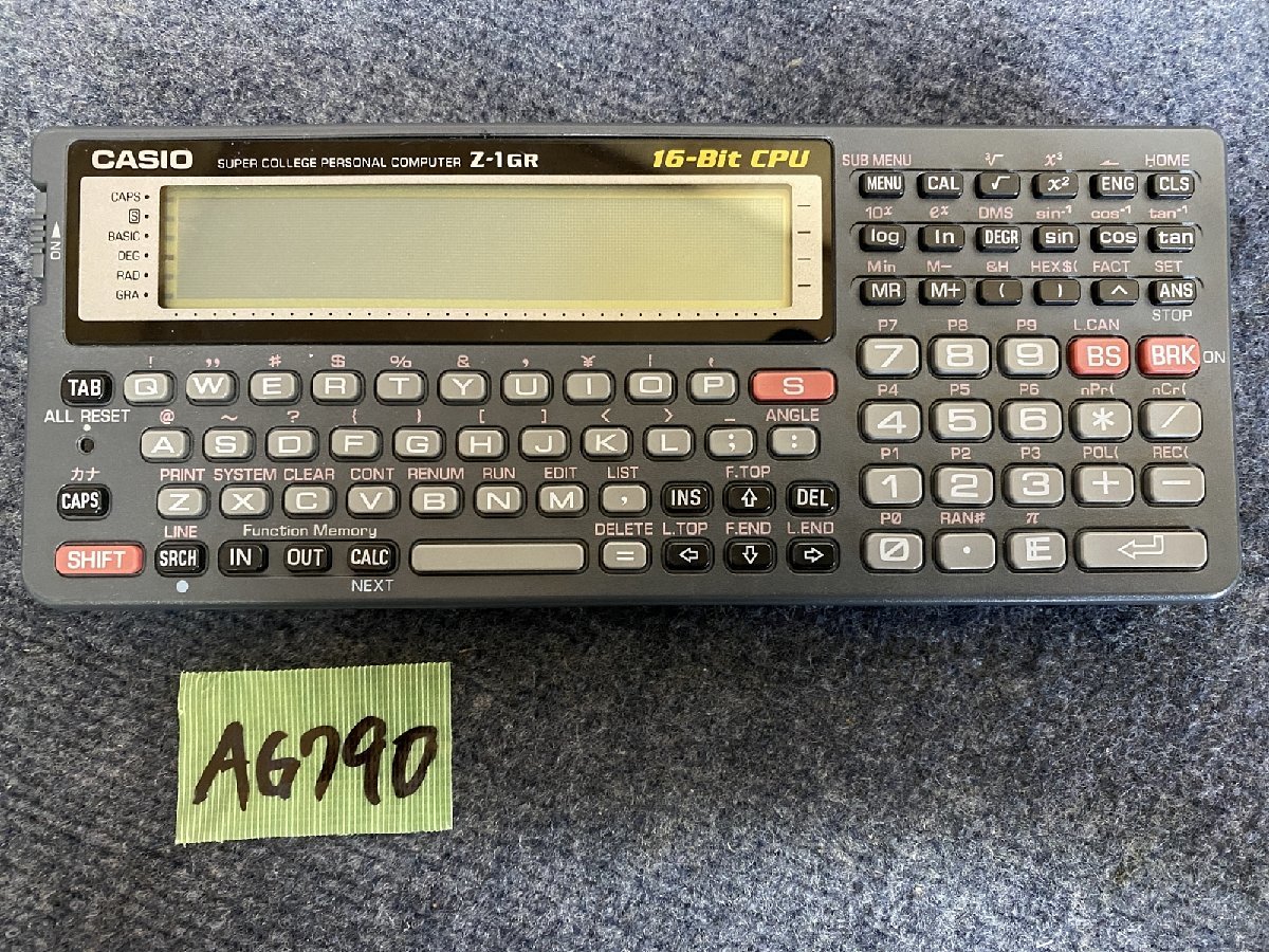 CASIO Z-1GR ポケットコンピュータ 箱付 動作未確認 - メルカリ